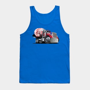 Cartoon Mixer Truck Tank Top